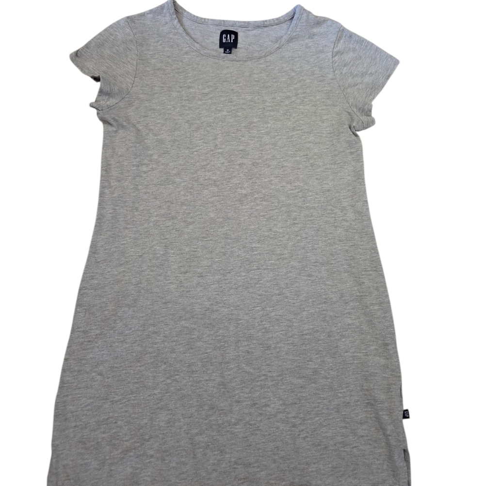 Gap heather gray short sleeve t-shirt dress, M. EUC.